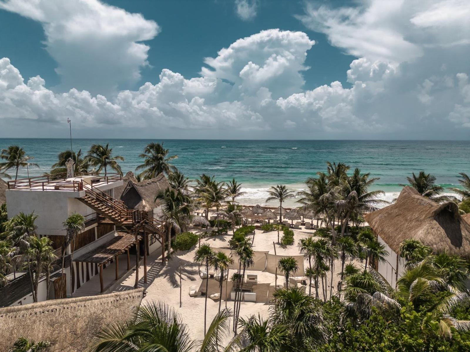 Niken Beachfront Tulum Hotel ภายนอก รูปภาพ